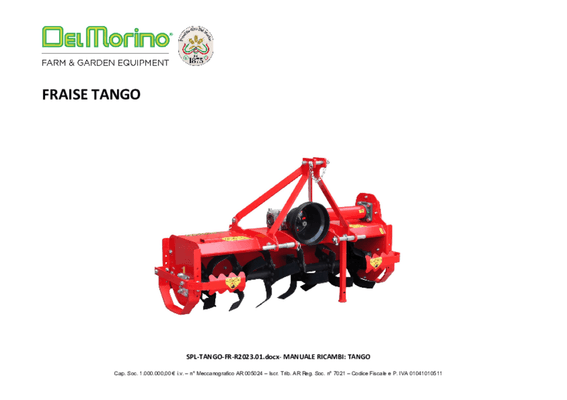 Terre - 3 points travail du sol - Fraise rotative déportable TANGO 105 C