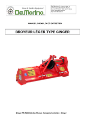 Herbes et entretien - 3 points entretien - Broyeur GINGER 125 C