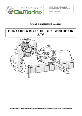 Herbes et entretien - 3 points entretien - Broyeur CENTURION ATV