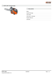 Bois - Tronçonneuses électriques - Élagueuse thermique GSTH 240