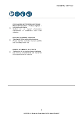 Equipement d'atelier - Autres - Fontaine de nettoyage électrique